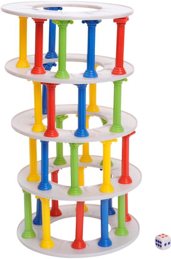 Lobbes stapeltoren spel educatief gezelschapsspel voor kinderen.