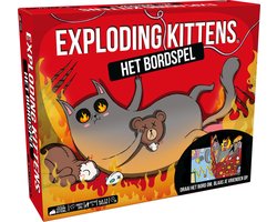 Exploding Kittens het bordspel - Partyspel - vanaf 7 jaar - 2-6 spelers - humor gegarandeerd