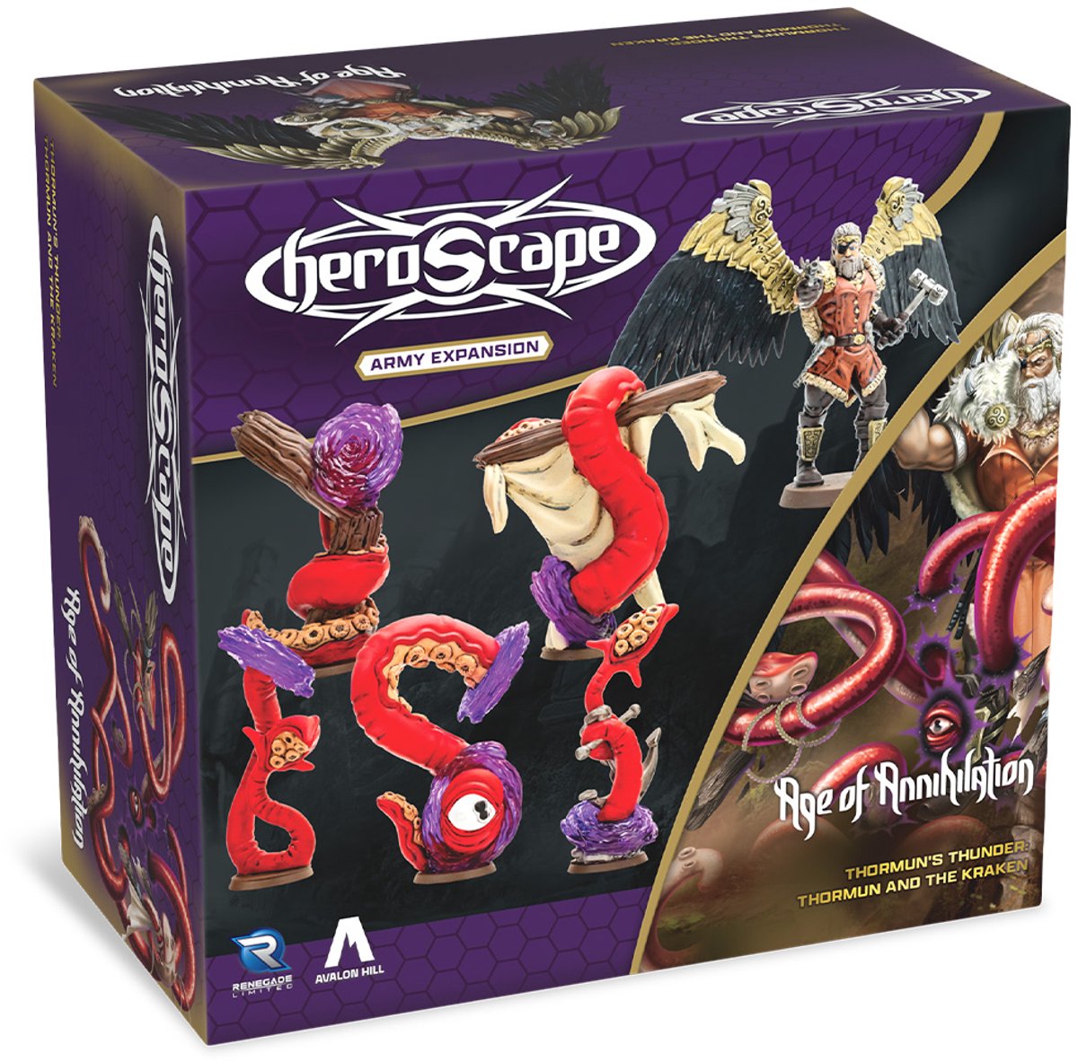 Heroscape Age of Annhilation Thormun and Kraken - Extension de jeu de société - Anglais