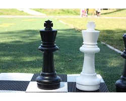 Ubergames - Schaakstuk - Koning 64 cm - Zwart - Geschikt Voor Ubergames Schaakspel