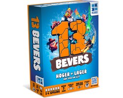 Megableu 13 Bevers - Spannend Hoger of Lager Bordspel - Familiespel voor 2-6 Spelers - Vanaf 7 Jaar - Mix van Geluk en Strategie