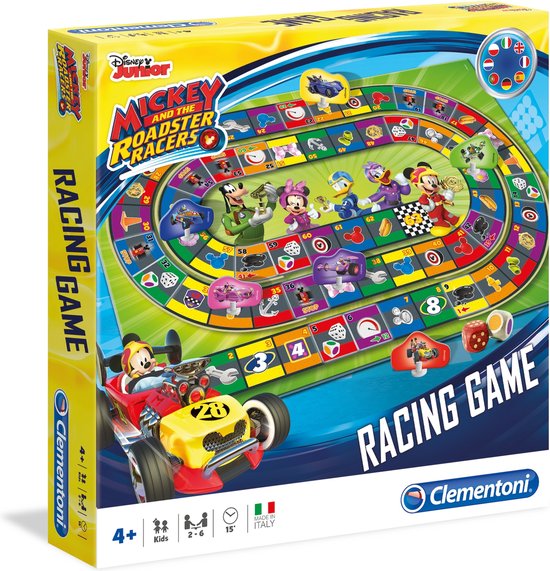 Clementoni Racing Game Mickey Roadster Racers