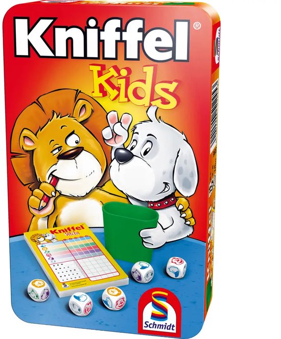 Schmidt® - Kniffel® Kids -Dobbelspel - Kinderspel met dieren - jaar - 2-6 spelers
