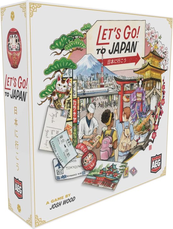 White Goblin Games - Let's go to Japan - familiespel - 1 tot 4 spelers - 45 minuten - jaar
