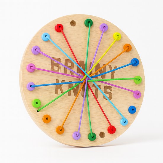 "Brainy Knots – Jeu de logique en bois pour démêler les cordes en famille (dès 3 ans, 2–4 joueurs)" Bextunio
