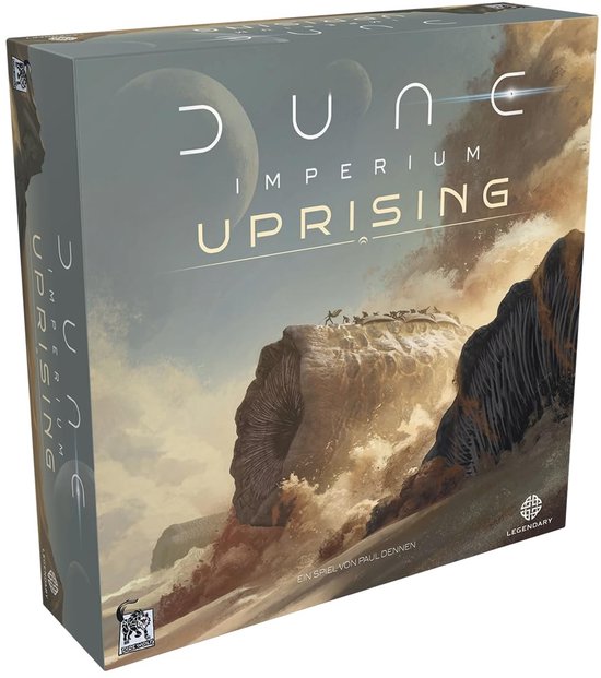 Omgoods - Jeu de société Uprising - Extension Dune: Imperium - Deckbuilding - Placement d'ouvriers - Intrigues politiques - Nouveaux outils
