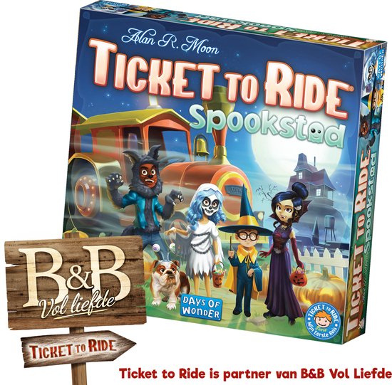 Ticket To Ride Spookstad - Days of Wonder - Familiespel - Nederlandstalig Bordspel - Jaar