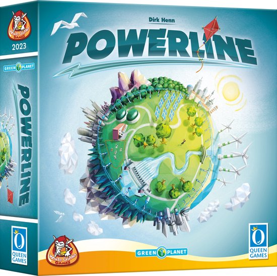 White Goblin Games - Powerline NL - familiespel - 1 tot 6 spelers - 45 minuten - jaar
