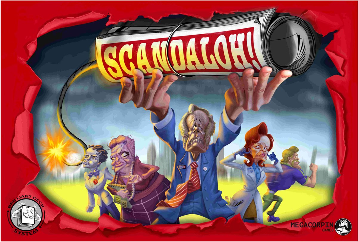 Scandaloh - Jeu de société - Édition anglaise - Megacorpin Games