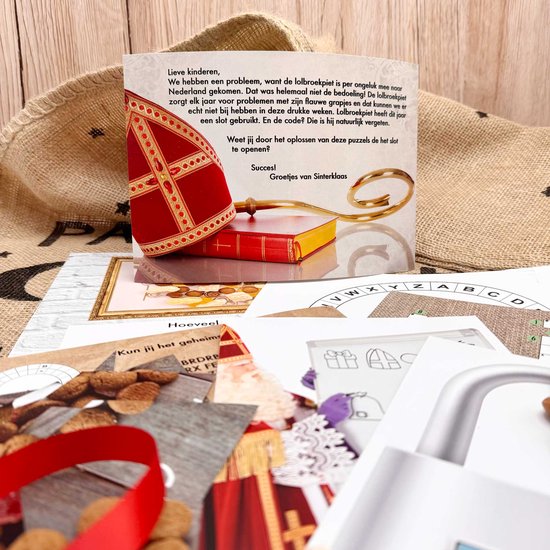 Escape games Sinterklaas Escapespel - Pakjesavond escaperoom -11 jaar