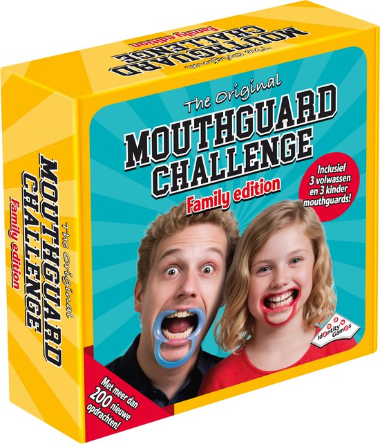 Mouthguard Challenge Familie Editie - Partyspel - Inclusief mondklemmen