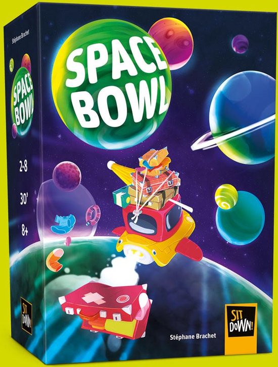 Sit Down! Games - Space Bowl - Interactief Behendigheidsspel - 2-8 Spelers - Geschikt Jaar