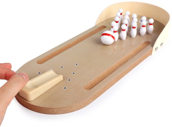Kinderspeelgoed houten mini-bowling ouder-kind interactief creatief bordspel voor stressverlichting