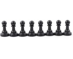 Schaakstukken Set voor Internationaal Schaakspel - Complete Set in Zwart en Wit - Kunststof - Strategisch Bordspel.