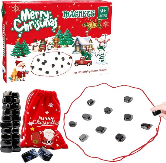 Magneetspel, magnetisch schaakspel, draagbare schaakset, magnetisch, tafelspellen, campingspelletjes, feestspellen voor familiebijeenkomsten en reizen