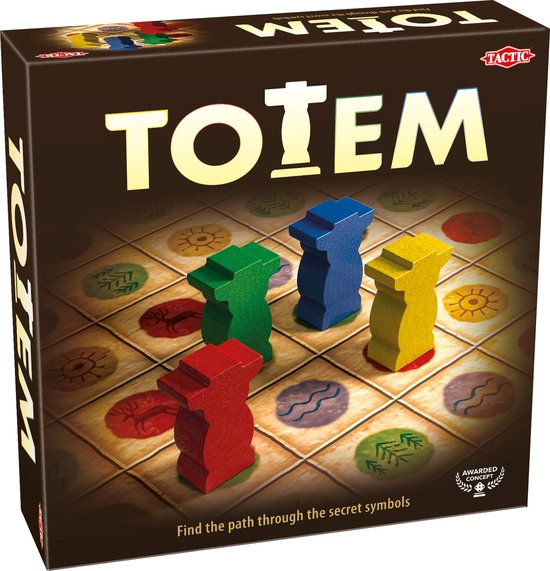 Tactic Totem – Bordspel – Race naar de Overkant met Totems – Leerzaam en Tactisch – Familiespel – Bekroond Spel – 2 tot 4 Spelers – Jaar