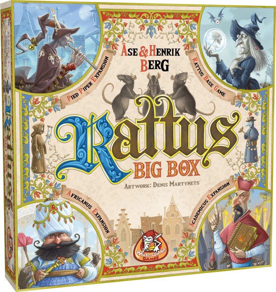 White Goblin Rattus Big Box - Bordspel -6 spelers - 8+ jaar