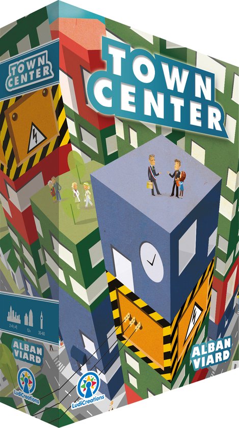 Town Center (4th Edition) - Bordspel - Engelstalig - LudiCreations