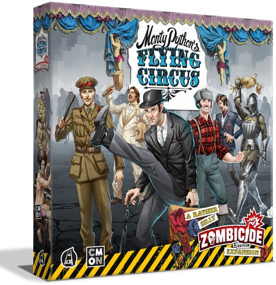 Omgoods - Zombicide Monty Pythons Flying Circus Pack de Personnages - Jeu de Société Stratégique pour 1-6 Joueurs