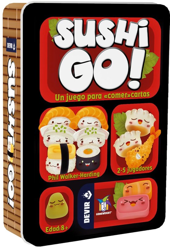 SnelShoppen - Bordspel Sushi Go! voor Feest, Gezelschapsspellen, Kinderen, Meerkleurig, Gezellige Spelletjesavond, Familie Spel, Creatief, Eenvoudige