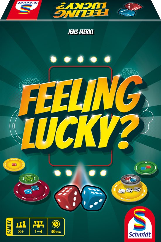 Schmidt® - Geht noch was? (Feeling Lucky?) - Dobbelspel - Strategisch push-your-luck spel - jaar - 1-4 spelers