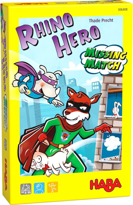Haba spel [4 jaar +] Rhino Hero - 306408