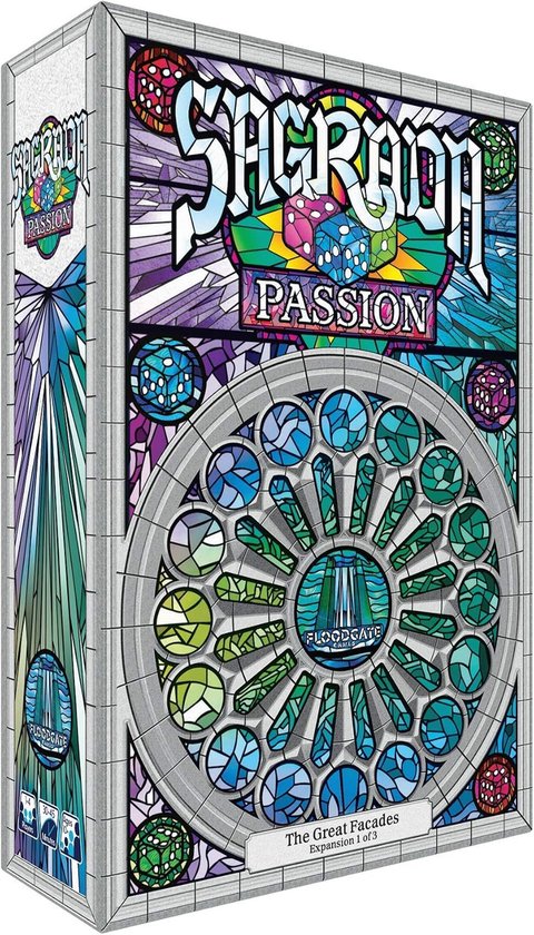 SnelShoppen - Bordspel Sagrada Passion - Strategisch spel -4 spelers - jaar en ouder - Perfect voor gezinnen en vrienden - Kunstzinnig e