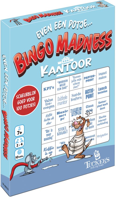 Tucker's Fun Factory jeu de bingo édition bureau - jeu de société.
