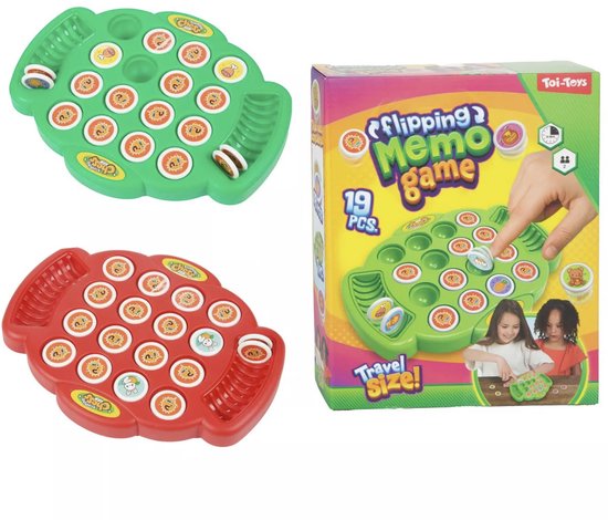 Memory geheugenspel - reisformaat - Memo Flip Over - funcadeau schoencadeau - kerst cadeau tip