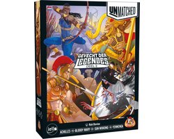 White Goblin Games - Unmatched: Gevecht der Legendes 2 - expertspel - 2 tot 4 spelers - 20 minuten - Vanaf 10 jaar - Met de helden: Yennenga, Achilles, Sun Wukong en Bloody Mary