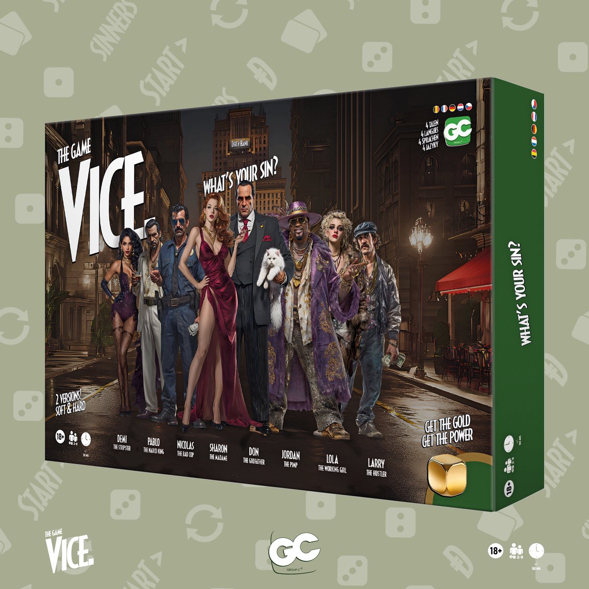 Bordspel voor volwassenen/partygame - Vice, the game