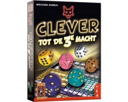 999 Games - Clever tot de 3e macht - Dobbelspel - Derde deel van de razend populaire dobbelsensatie Clever - Gezelschapsspel - Familiespel - Strategiespel - Klein cadeautje