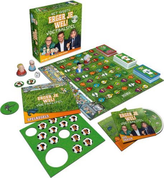 Voetbalspel Het Grote Erger Je Wel - Interactief voetbal spel met DVD