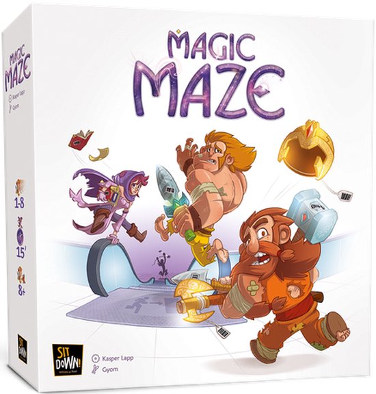 Sit Down! Magic Maze - Coöperatief real-time spel - NL/EN/FR