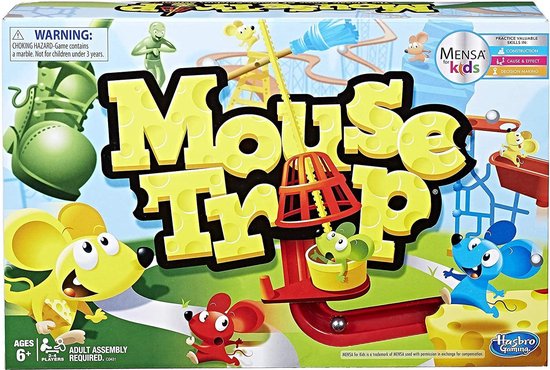 Hasbro - Mouse Trap / Muizenval - Bordspel - Originele Editie - Engelse Versie