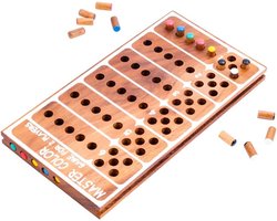 Master Color – Houten Strategiespel – Kleurcode Raadspel – Logisch Denkspel – 2 Spelers – Acaciahout – Engelhart