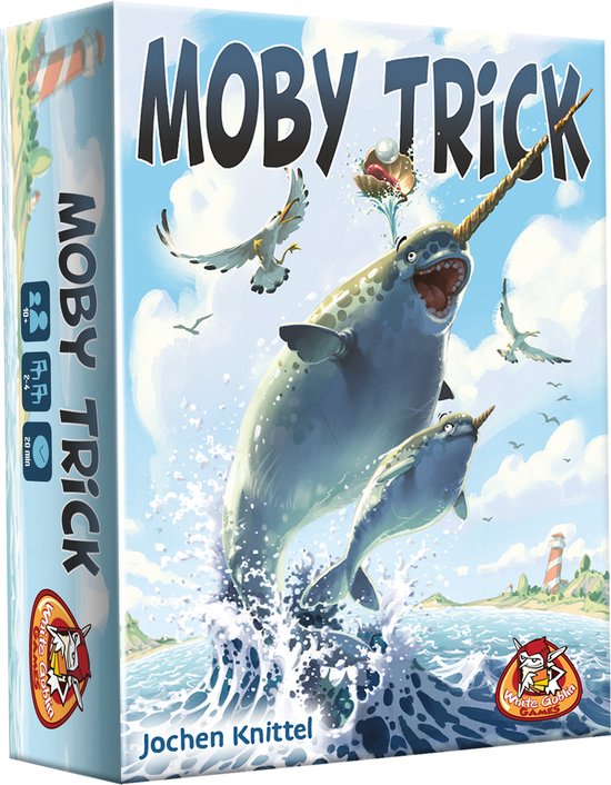 White Goblin Games - Moby Trick - Kaartspel - 2 tot 4 spelers - 20 minuten - jaar