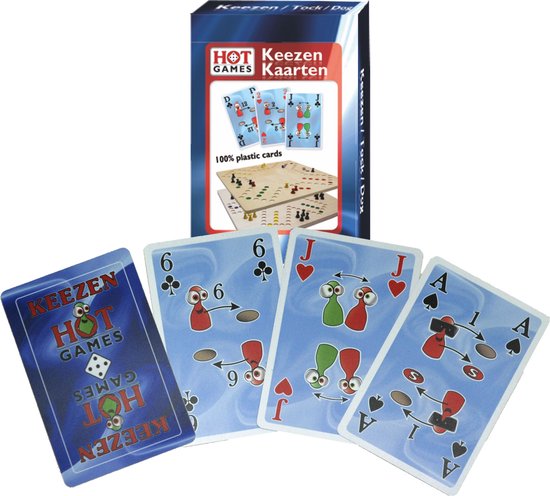 HOT Games - Keezen - 100% plastic spelregels