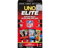Mattel Games UNO Elite NFL 2025 Core Edition Starter Pack (Mainline)