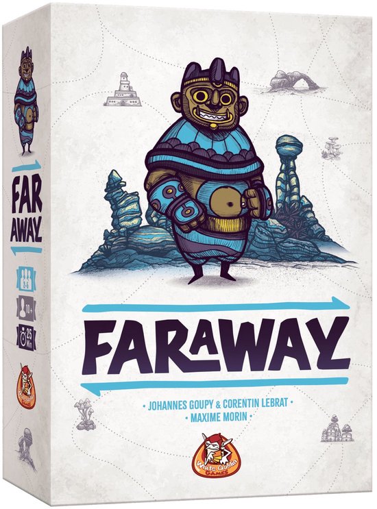 White Goblin Games - Faraway (geen kleur keuze) - Uitdagend kaartspel - 2 tot 6 spelers - jaar - 25 minuten