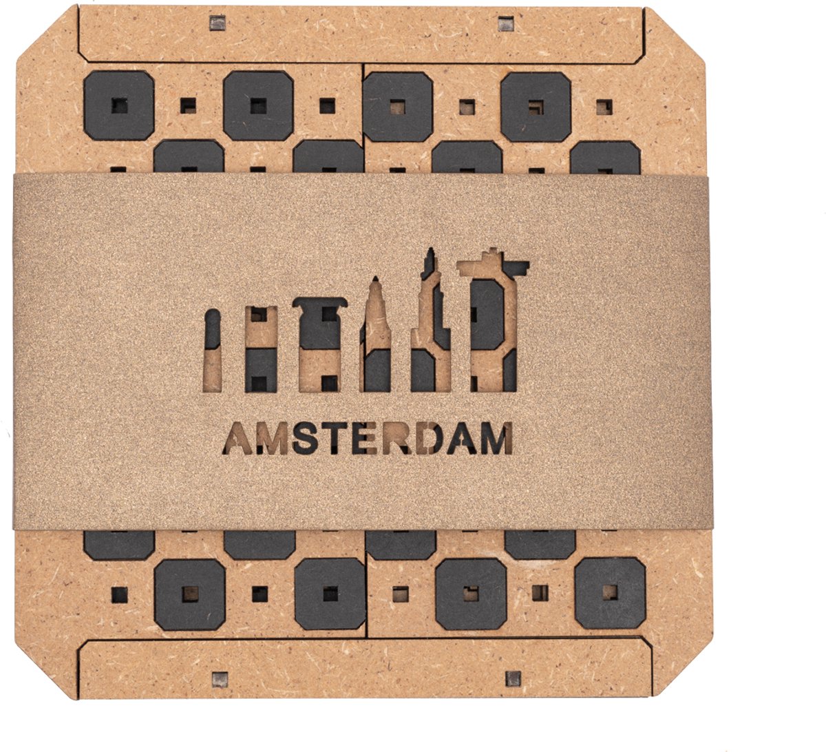 Meuq Design jeu d'échecs Amsterdam - jeu d'échecs de luxe avec pièces - Bois