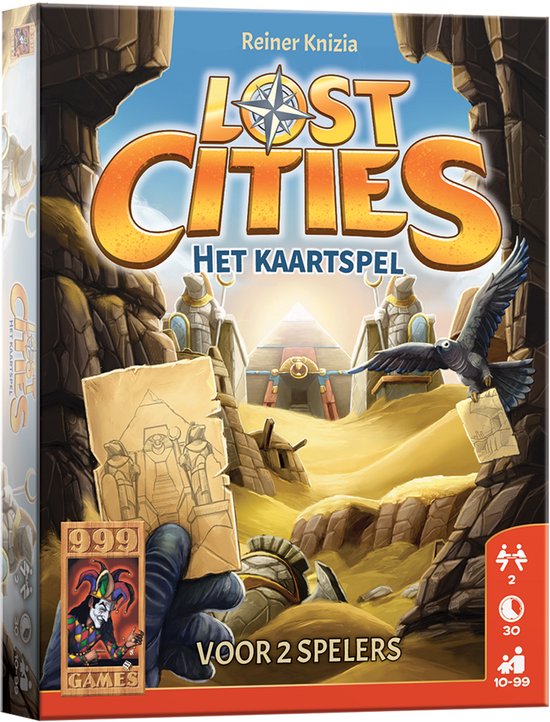 999 Games - Lost Cities - Het Kaartspel - Strategisch kaartspel - Tactisch spel - spelers - jaar - Gezelschapsspel