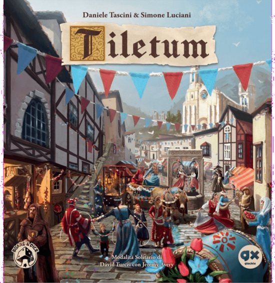 Board & Dice Tiletum - Bordspel -4 spelers - Renaissance thema
