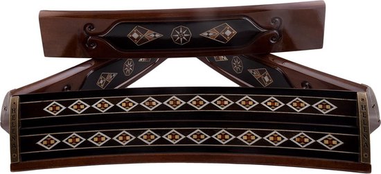 Handgemaakte Ovale Rummy Speelset - Okey - Luxe uitgave - Inclusief Tas - Rummi - Bordspel - Okey Takimi