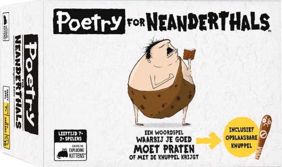 Poetry for Neanderthals - Nederlandstalig Kaartspel