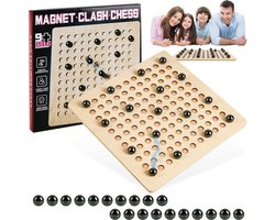 Solacis Magnetisch schaakspel - Magnetisch schaakbord - Reis schaakspel - Schaken - Schaakspel - Must have!