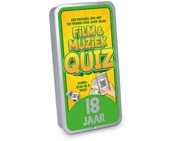 Spel - Film & muziek quiz - 18 jaar
