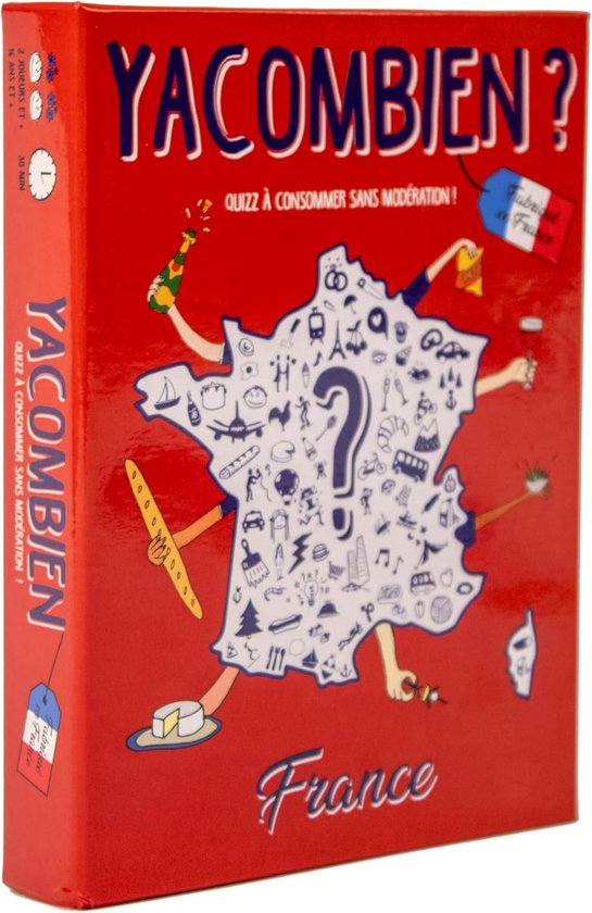 Jeu de société sur la France - Quiz et anecdotes - Découvrez la culture française - Idéal en famille et entre amis - ShopVlot