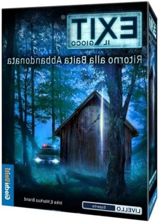 Giochi Uniti - Exit - Terugkeer naar het verlaten hut, Escape Room, Italiaanse editie, GU774