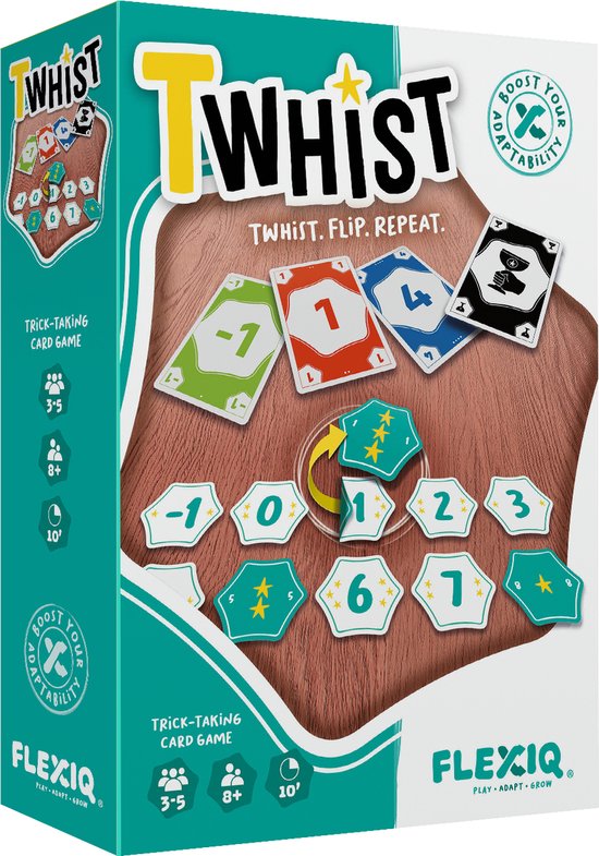 Asmodee kaartspel Twhist - strategisch familiespel -5 spelers.